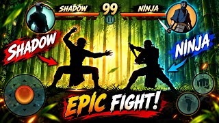 Shadow vs Ninja 🔥 | Epic Fight in Shadow Fight 2#ShadowFight2 #Gaming #video#Ninja #EpicFight screenshot 5