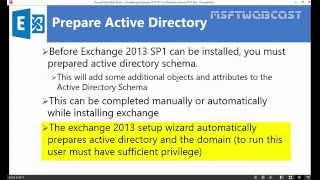 Exchange 2013 SP1: Installing Prerequisite on Windows Server 2012 R2