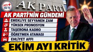 EMEKLİLER DİKKAT! Erdoğan’ın Masasında Yeni Düzenlemeler mi Var Ekim Ayı Kritik