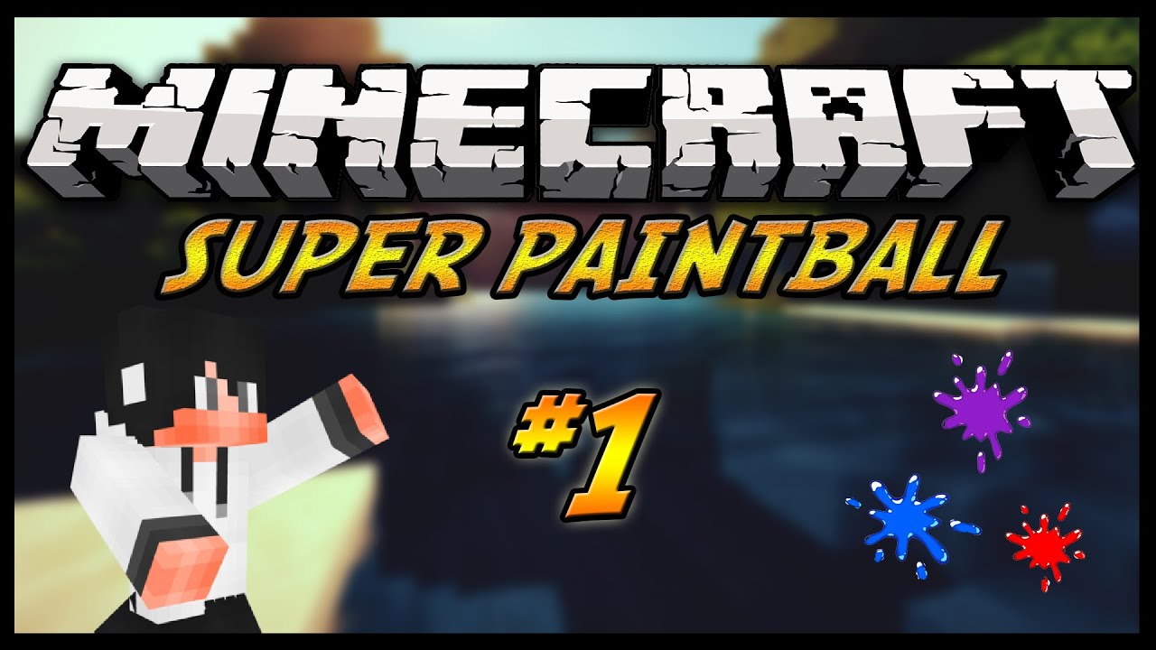 Minecraft | Super Paintball | Double Kill? [1] - YouTube
