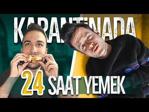 KARANTİNADA 24 SAAT YEMEK YEMEK! ft. @muratabigf