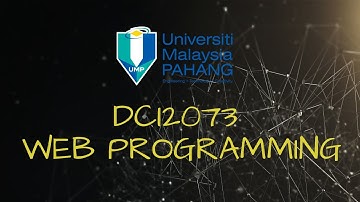 DCI2073: WEB PROGRAMMING [TECH.EDU]