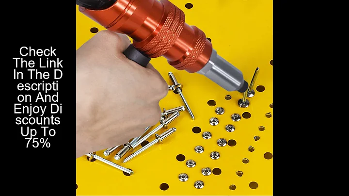 Upgrade Electric Rivet Gun 2.4mm-4.8mm Riveting Adapter Insert Cordless Drill Aluminum Rivet Nut Riv