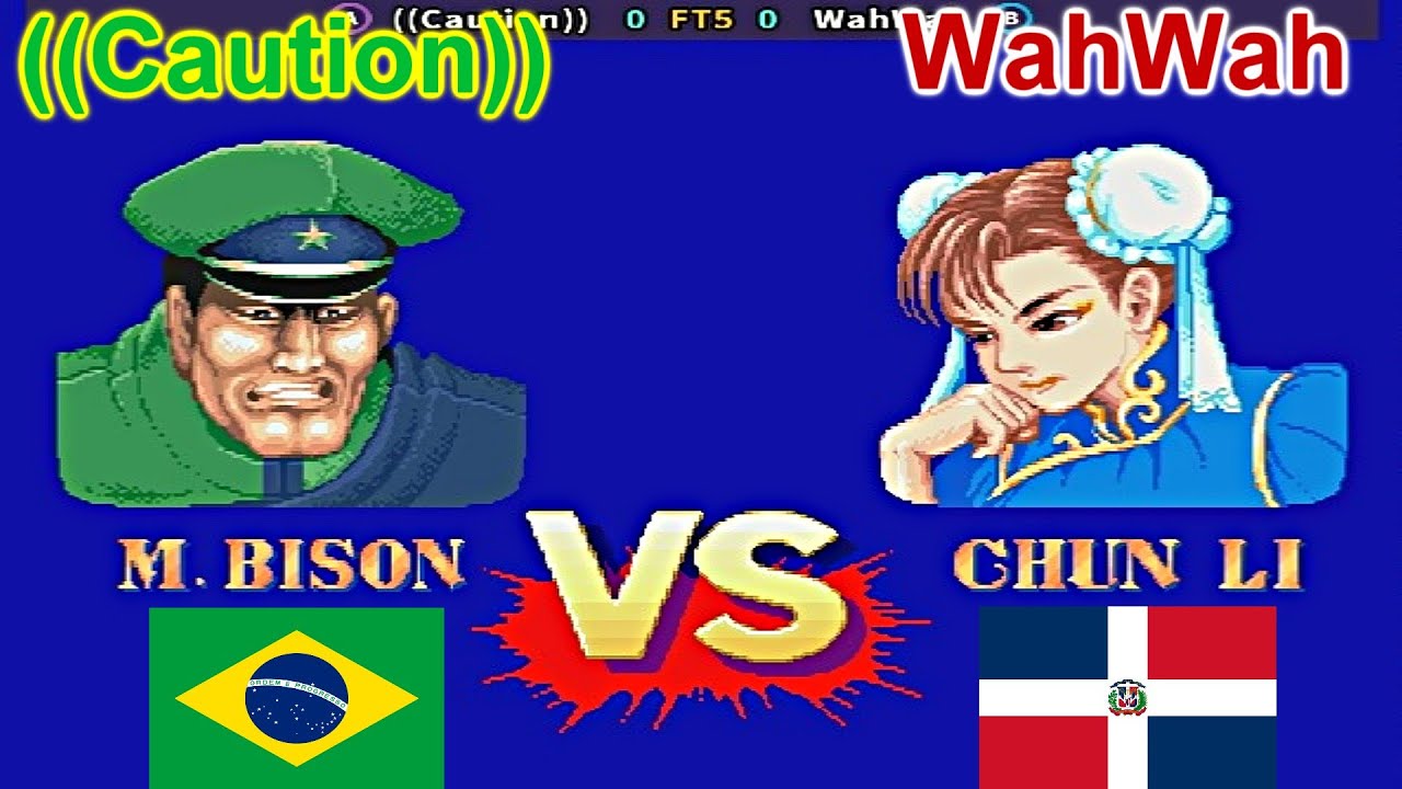 Street Fighter II': Champion Edition - ((Caution)) vs WahWah FT5