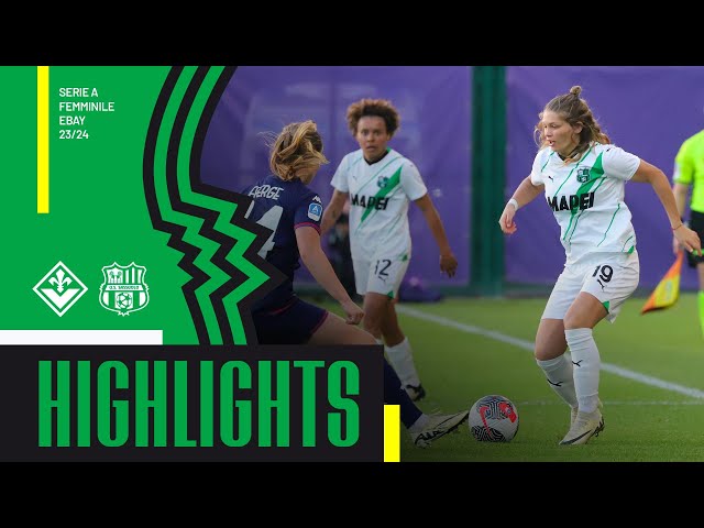 Serie A femminile 23/24 | Fiorentina-Sassuolo 4-4 | Highlights 23-24