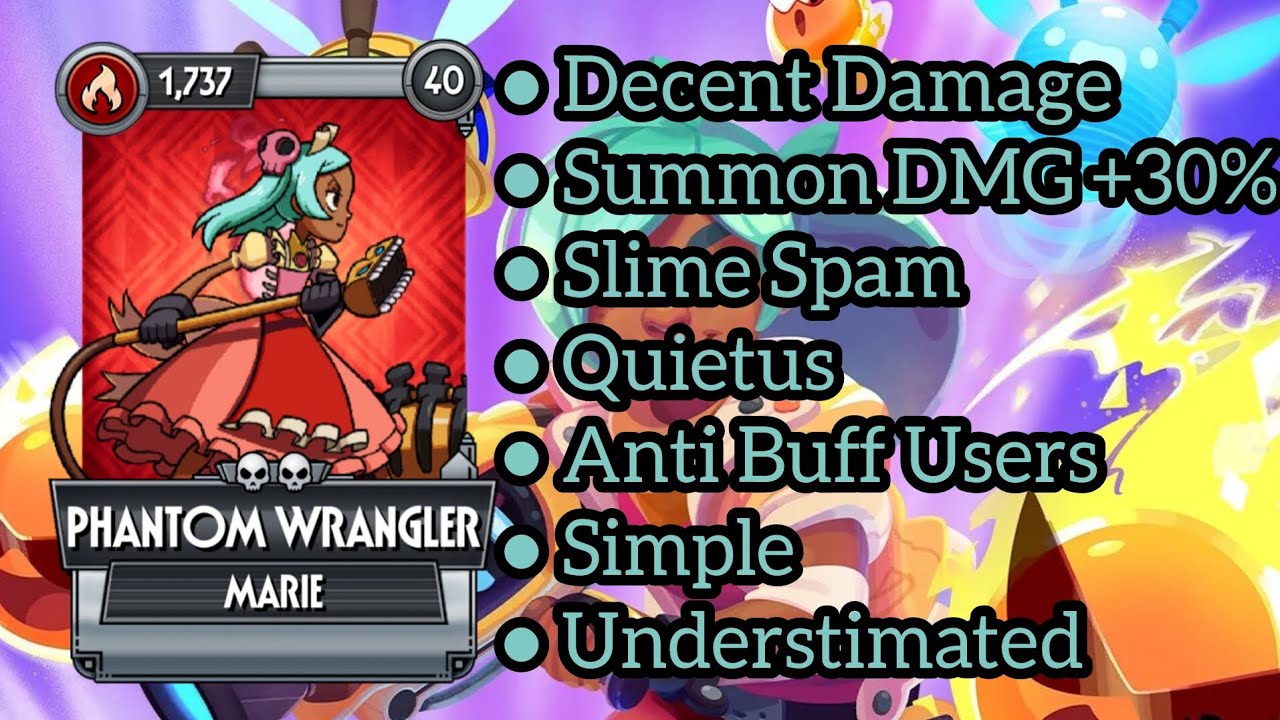 Слизь повсюду: Демонстрация Призрачной охотницы (Мари) - Skullgirls Mobile