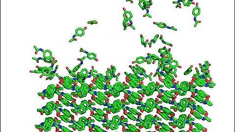 Molecular dynamics simulation of the (-1 -1 0) surface of paracetamol in water-ethanol mixture