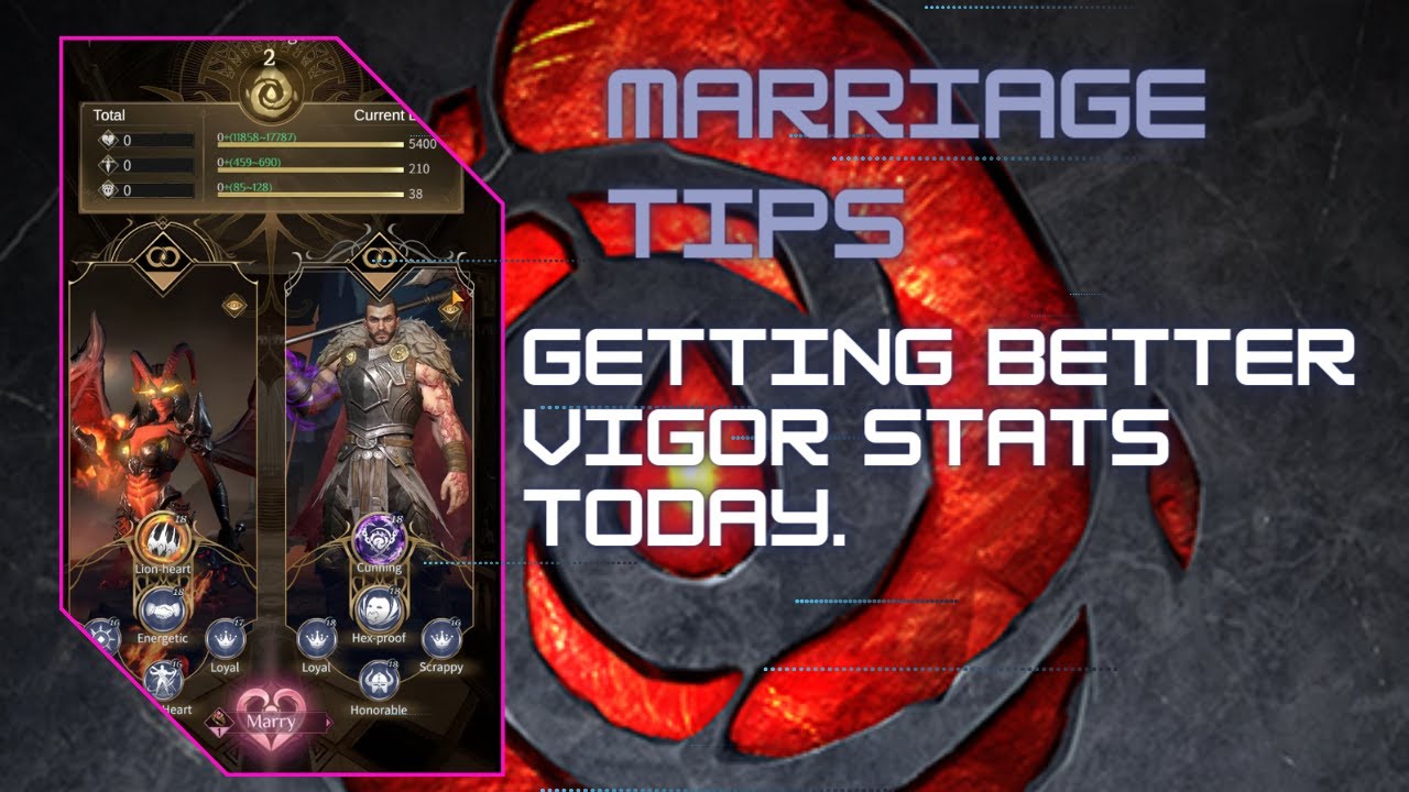 Vigor tips for for getting the best stats! Bloodline: Heroes Of Lithas ...