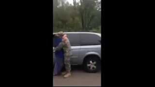 Army engineer on leave surprises mom in Hanson traffic stop