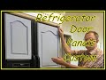 Refrigerator Overlay Wood Door Panels Custom Built for Under $120.