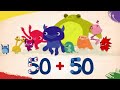 Endless numbers  learn to count from 50 to 100  counting  simple addition for kids