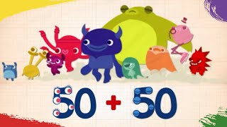 Endless Numbers | Learn to Count from 50 to 100 | Counting & Simple addition for Kids