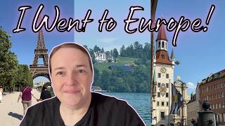My European Vlog – Reading While Traveling 🏔️