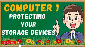 Computer 1 Lesson 4 & 5 Quarter 2 | Protecting Your Storage Devices