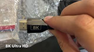 Unboxing 8K HDMI 2.1 Cable