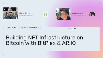 Building NFT Infrastructure on Bitcoin with BitPlex & AR.IO