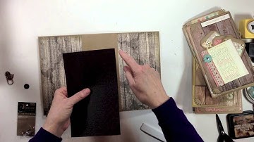 Vertical Paper Bag Mini Album Series Part 5 - Decorating the Cover