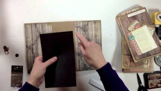Vertical Paper Bag Mini Album Series Part 5 - Decorating the Cover
