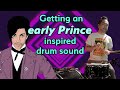 Recording an early-Prince-inspired drum sound for my new song