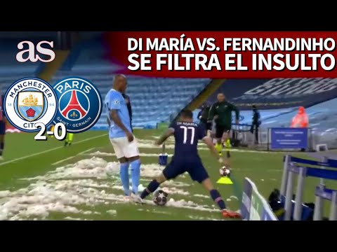 M. CITY 2- PSG 0 | Se filtra el audio del insulto de DI MARÍA a FERNANDINHO antes del pisotón | 