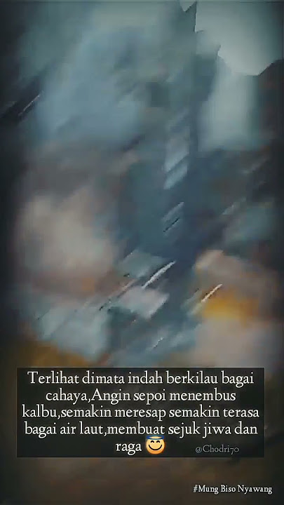Mung Biso Nyawang (Cover Status Wa)