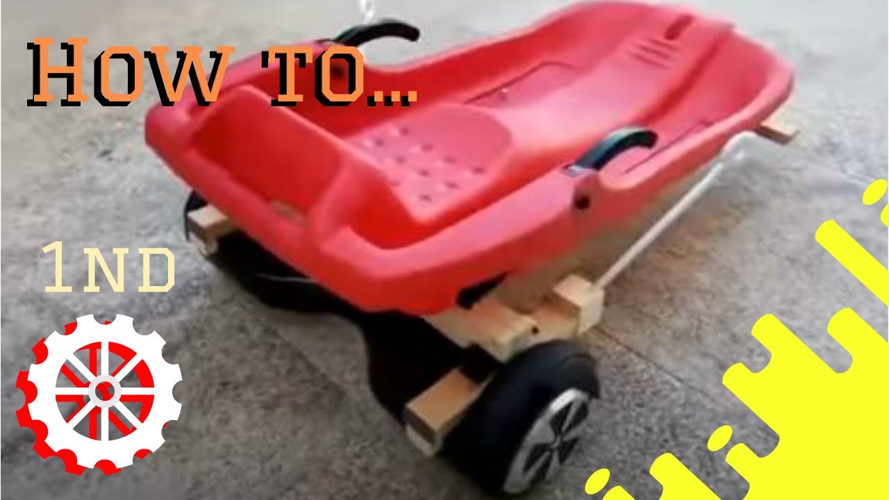 DIY Hoverboard to Go Kart Stepbystep HOVERKART YouTube