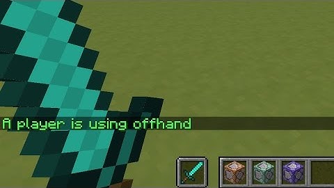 How to test if a player is holding an item in their Offhand | 1.11 Minecraft