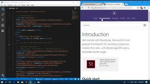 [Part 01] How to Use Bootstrap 4 Alert Component in Website Design with Bootstrap tutorial