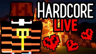 Minecraft Hardcore, but im trying not to die... impossible ik (LIVE)