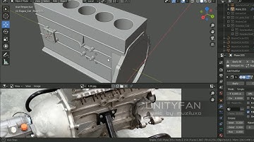 #283 3d sketching a car in blender Part 91 - 4x timelapse