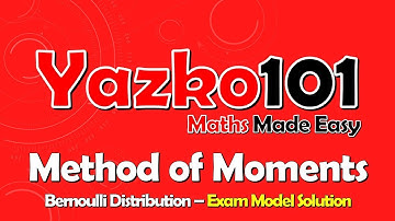 Method of Moments Estimation (Bernoulli Distribution) | 2017 ISEG Statistics II Exam Walkthrough