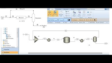 Conversion Reactor with Recycle in ASPEN Plus