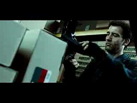 A gritty, fast-paced action thriller, Shoot 'Em Up kicks into high gear with a memorable opening scene and never relents. Clive Owen stars as Mr. Smith, a mysterious loner who teams up with an unlikely ally (Monica Belluci) to protect a newborn baby from a determined criminal (Paul Giamatti) who hunts them throughout the bowels of the city. Shoot 'Em Up is written and directed by Michael Davis (Monster Man) and is scheduled for a Sept. 7, 2007 release.