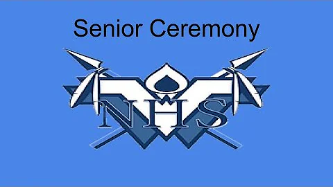 2020 WVHS National Honor Society Senior Recognition Ceremony