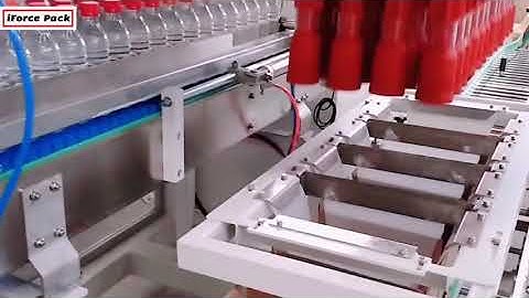 Automatic water bottle robot hand inserting cartoning machine for bulk bottle in one pack