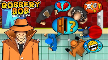 Robbery Bob - Biffen, Super Bob and Dealer Gameplay Perfect Part 12