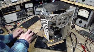 General Electric KL60 Tube Radio Video #13 - Cabinet and Push Buttons