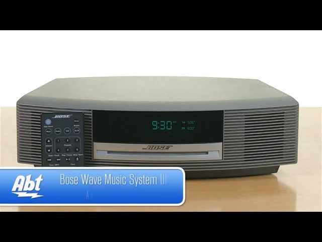Bose Wave Music System III - Overview - YouTube