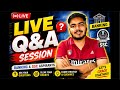 🛑LIVE Q&A SESSION 🚀 | Crack Banking & SSC Exams 2026✅