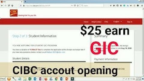 Create your CIBC GIC Account - Easy and Simple 3-step process!