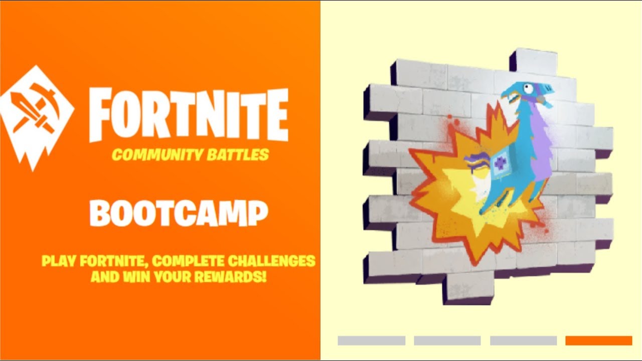 Fortnite Community Battles Bootcamp How To Get Free Vbucks Kab Llama Spray Youtube