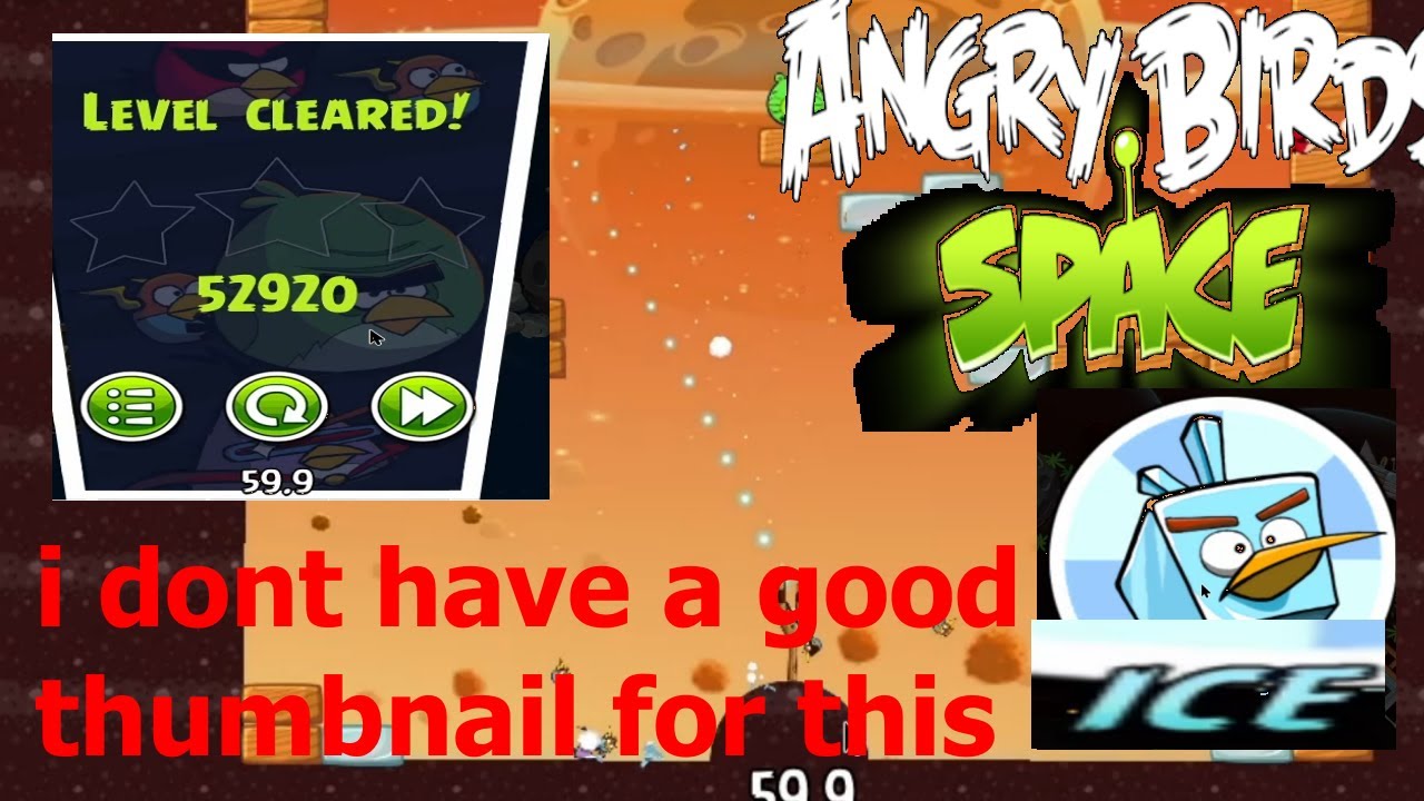 Angry Birds Space Prototype PC Port - No Commentary Gameplay