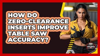 How Do Zero-Clearance Inserts Improve Table Saw Accuracy? - Toolbench Pros