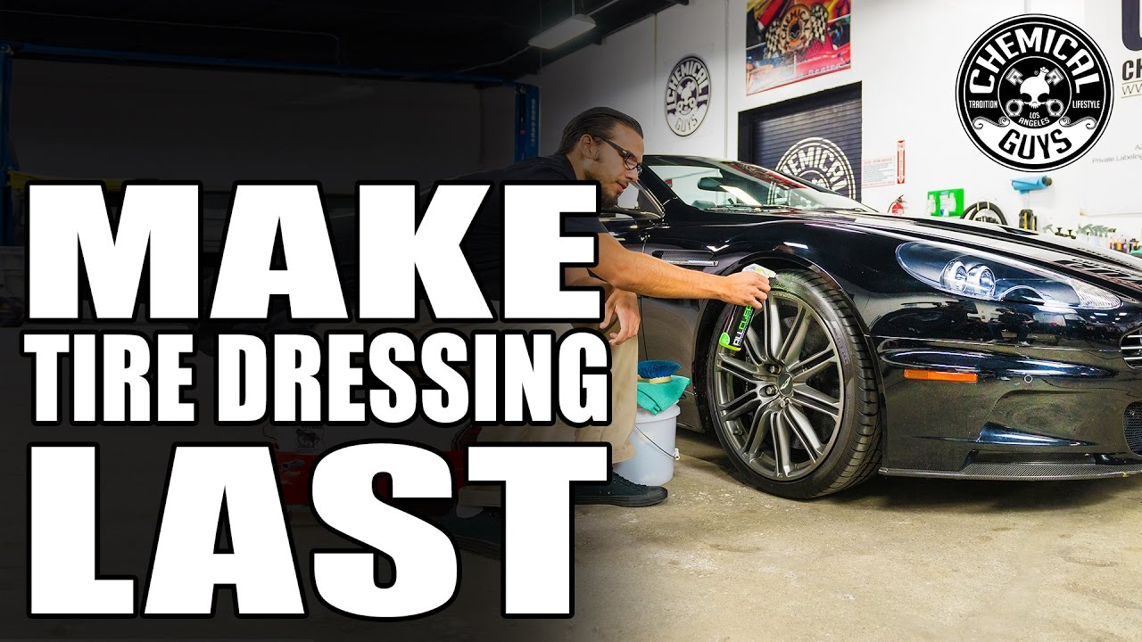 detailing logo How To Make Tire Dressing Last - ASTON MARTIN DBS VOLANTE - Chemical Guys Car Care