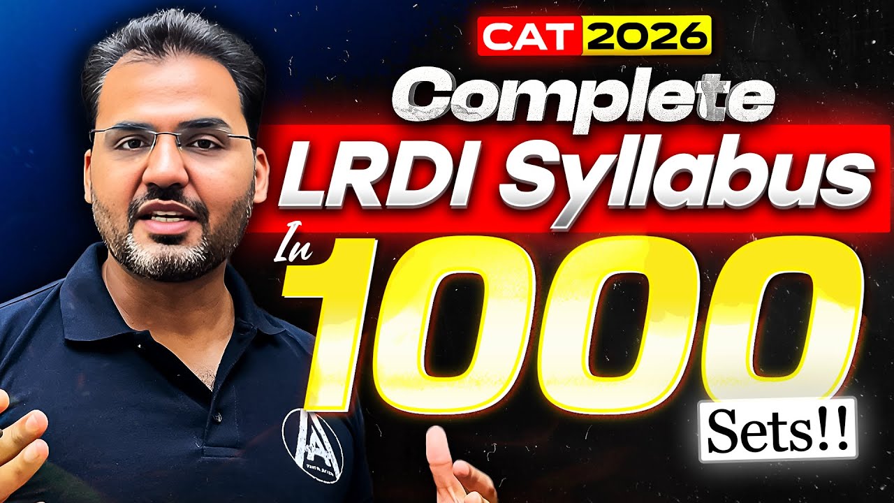 These 1000 LRDI Sets are What Serious CAT Aspirants Do! | CAT 2026 LRDI ...