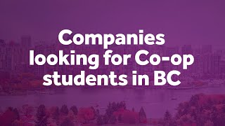 CCTB 2023 |  Companies looking for Co-op students