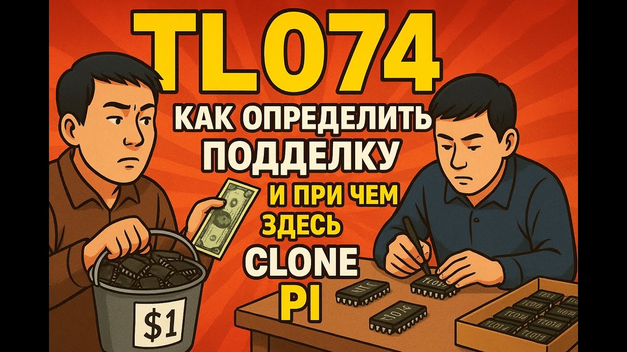 TL074 как определить подделку и при чём здесь Clone Pi