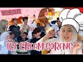 Ice cream goreng untuk ai teamsemua excited nak makan