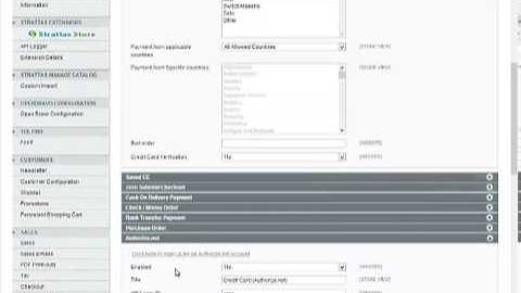 Strattas AuthorizeNet CIM Extension