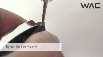 How to install end link in Rolex WACNEP.com HD video